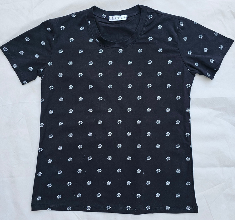 تیشرت نخی جنس عالی رنگ مشکی